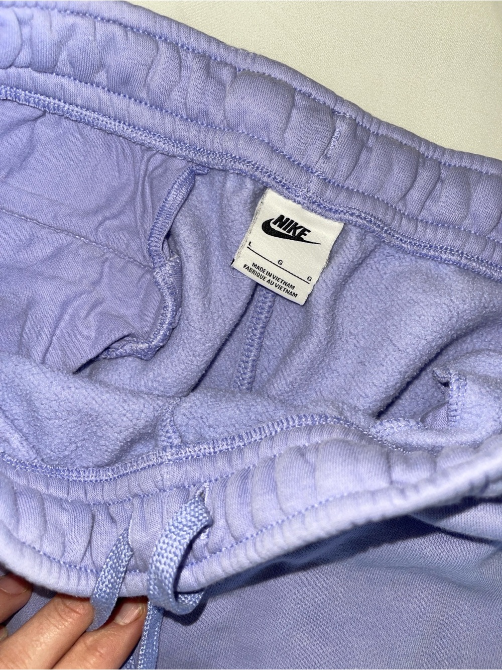 Nike  Purple Fleece Jogger Pants - Picture 3 of 4